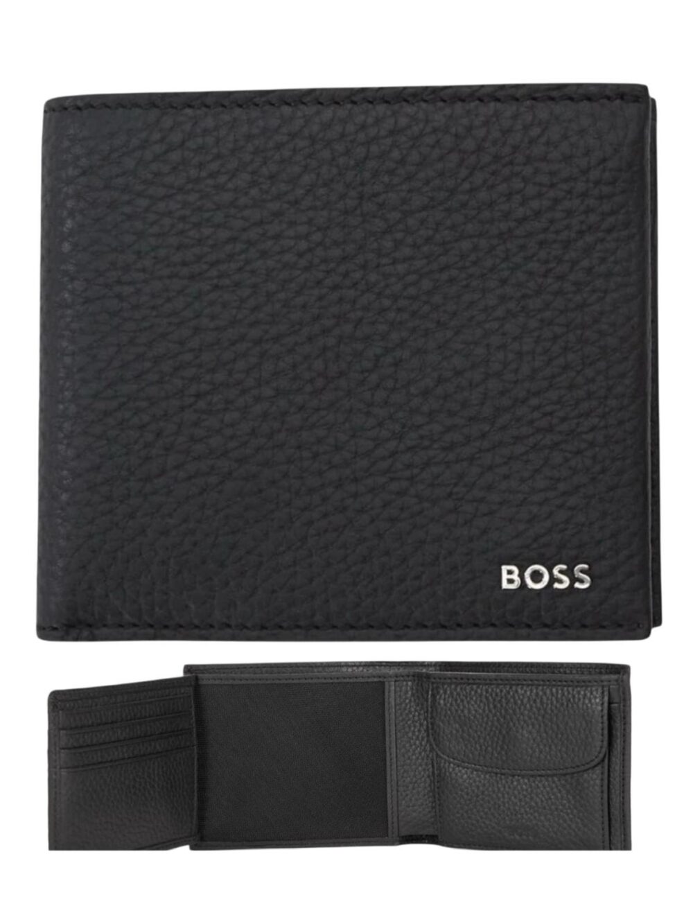Hugo Boss Crosstown Trifold Mens Wallet With Credit Cards Notes & Coins New