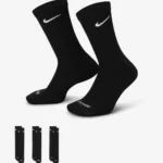 Nike Everyday Cushioned 3 Pairs Socks Black